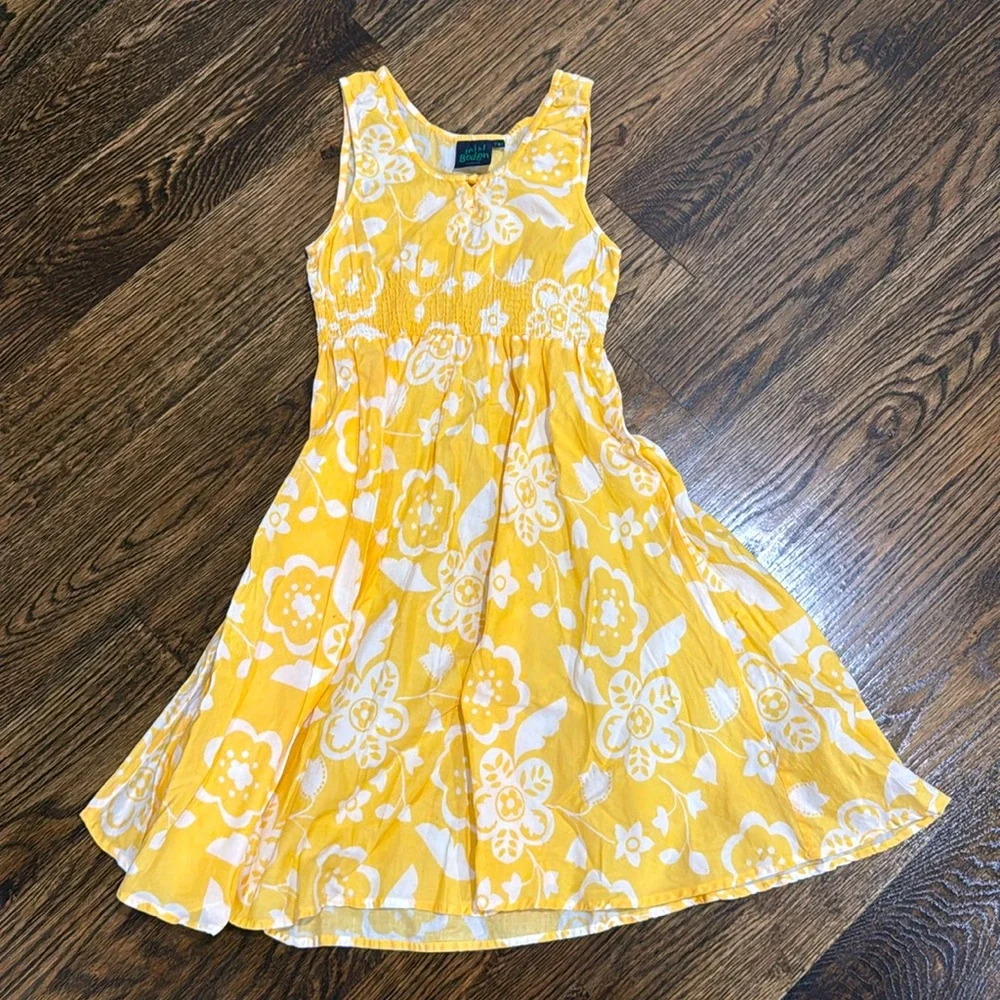 Yellow floral Mini Boden sundress - Picture 1 of 4